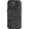 Elephant Print Black iPhone 16 Pro Impact Case